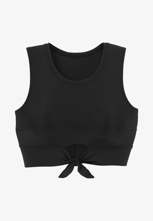 CROP - Haut de bikini - schwarz