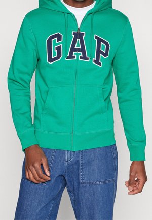 Sweat zippé - green
