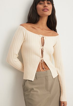 NA-KD Kardiganas - off white
