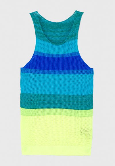 AGR HEALING ELASTIC TANK UNISEX - Μπλούζα - blue/yellow