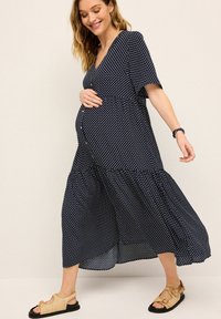 Next MATERNITY SLEEVE - REGULAR FIT - Rochie de zi - navy blue spot