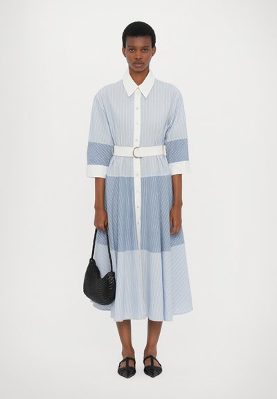 Sea HELMI STRIPED SHIRTING  - Skjortekjole - blue