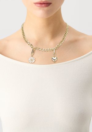 PCFINJHA NECKLACE DOUBLE PENDANT - Grandinėlė - gold-coloured