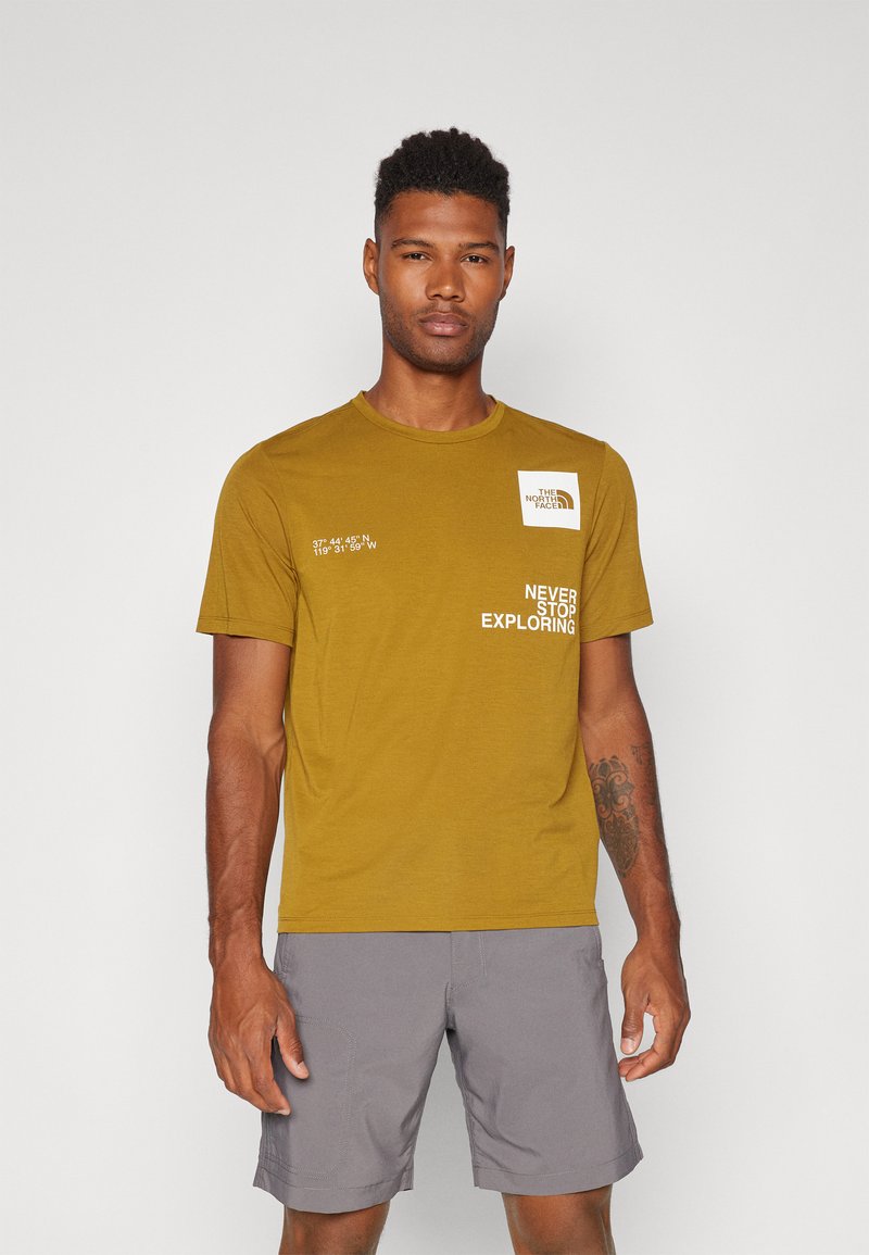 The North Face GRAPHIC BOXES FOUNDATION TEE - Camiseta deportiva - moss green