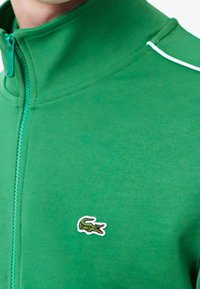 Lacoste Mikina na zip - green