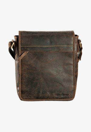 Greenburry VINTAGE FLAPZIP - Schoudertas - brown