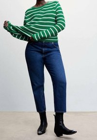 Mango Strickpullover - green