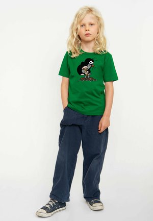 DER KLEINE MAULWURF - Print T-shirt - grün