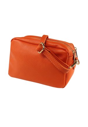 DrachenLeder Umhängetasche - orange