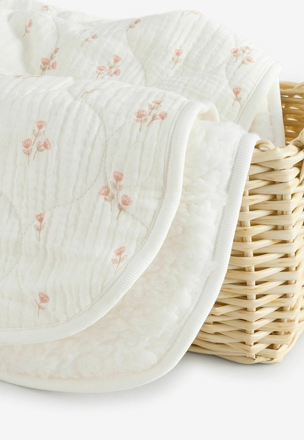 Babydecke – delicate floral muslin