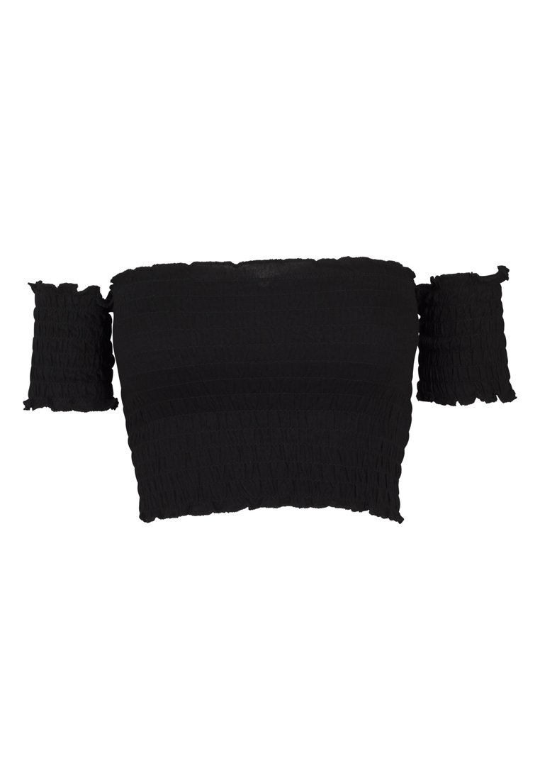 Damen Kleider | Urban Classics LADIES T-Shirt print black/schwarz - NX07861 Damen Kleider | Urban Classics LADIES T-Shirt print black/schwarz - NX07861