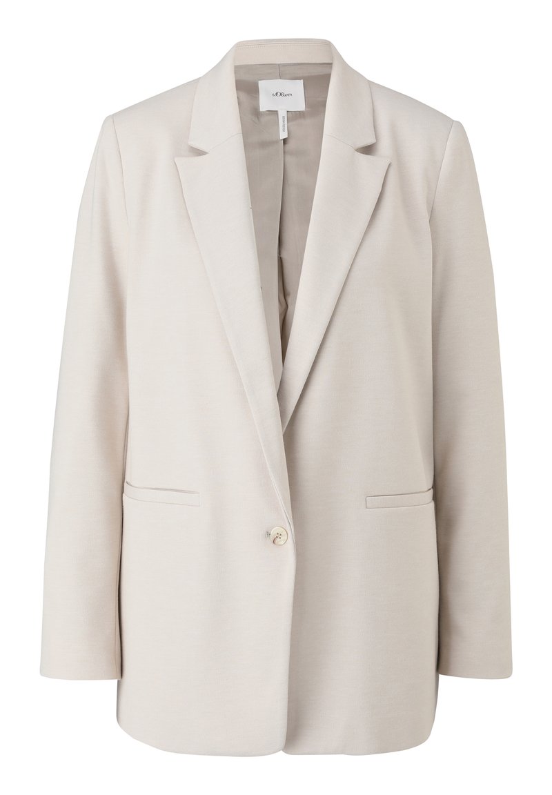 s.Oliver BLACK LABEL Blazer beige mêleerd