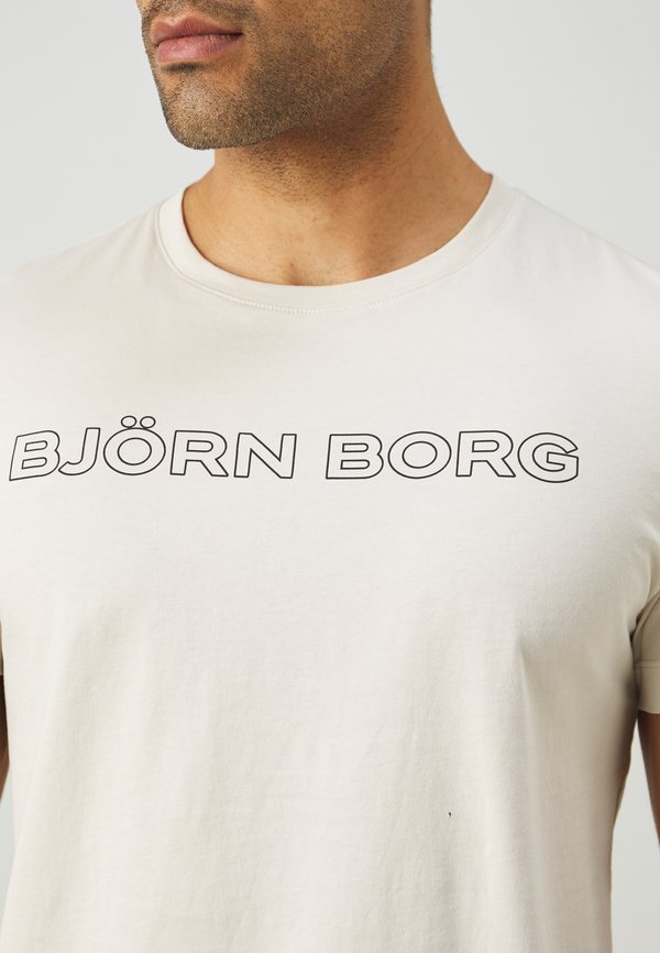 ESSENTIAL - Print T-shirt - silver birch3