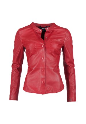 Lederjacke - chilli
