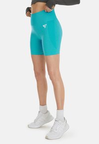 SQUATPROOF ROW SEAMLESS - Shorts - turquoise