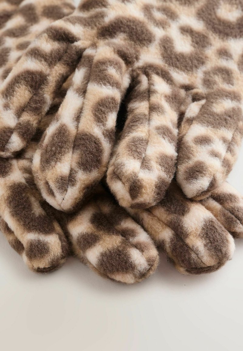 Next Gloves leopard print/beige Zalando