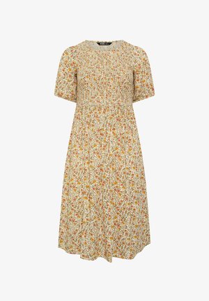 Yours Clothing, PLUS SIZE MIDI DRESSES - Robe de jour - yellow