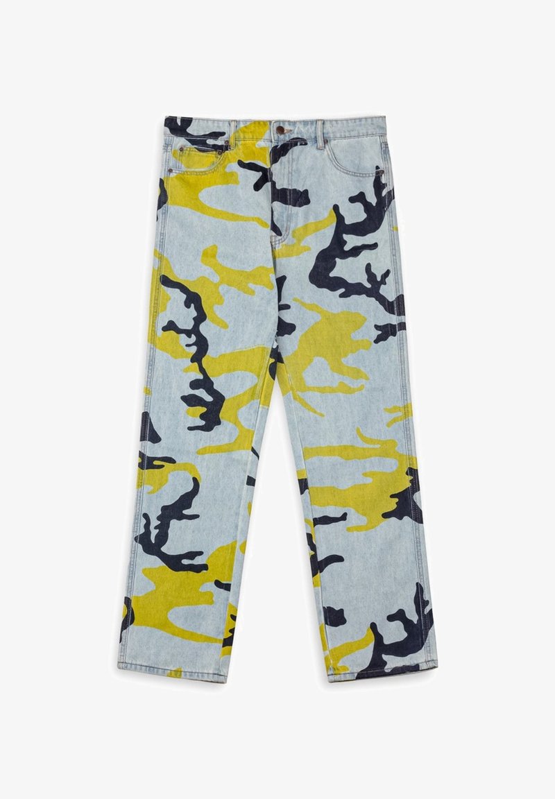 Grimey VAQUERO THE STRAIT TALK ALL OVER PRINT CAMO REGULAR-WASHED - Straight leg jeans - camo