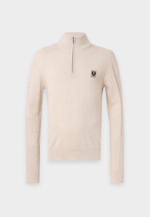 Belstaff, COLDEN QUARTER ZIP - Пуловер - pale stone