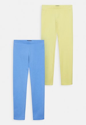 Leggings - blue bonnet& lemon verbena