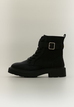 Anna Field Wide Fit by Zalando, MOMA - Боти с връзки до глезена - black