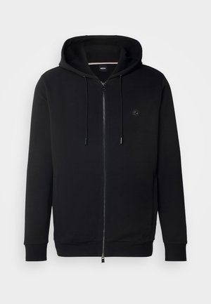 BOSS SPENCE - Zip-up sweatshirt - black