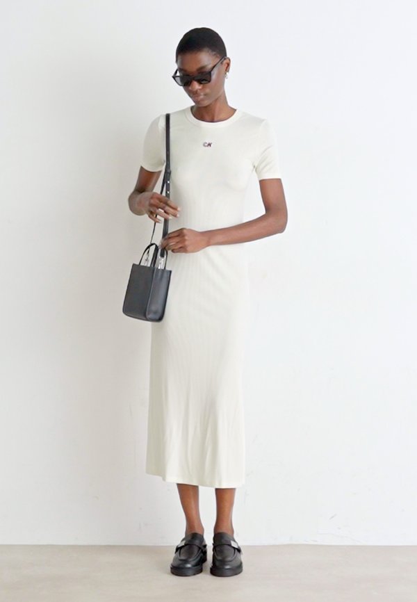 Jersey dress - cloud cream4