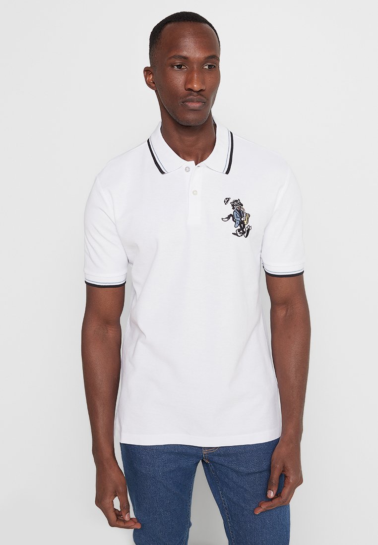 Ben Sherman Poloshirt wit Ben Sherman Poloshirt wit