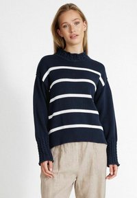 Holebrook - ESTER CREW - Neule - navy white Pienoiskuva 1