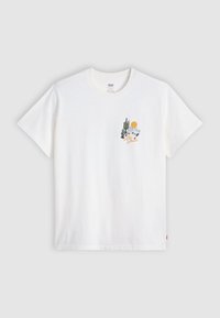 RELAXED FIT TEE - Print T-shirt - bright white