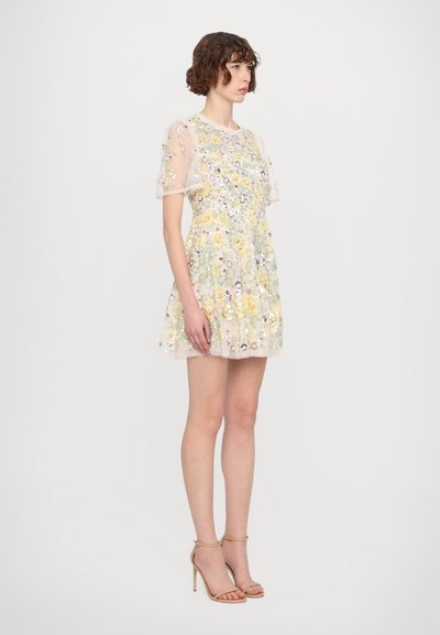 Needle & Thread ELINA ROSE SHORT SLEEVE MINI DRESS - Apģērbs svinīgiem gadījumiem - cream