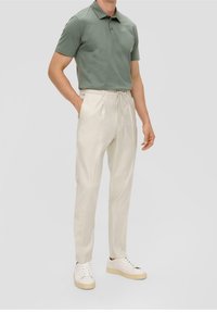 s.Oliver BLACK LABEL Trousers - off-white