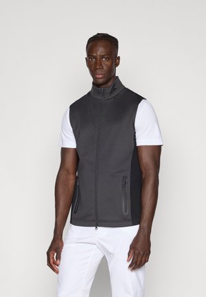 DANE HYBRID ZIP VEST - Chaleco - black