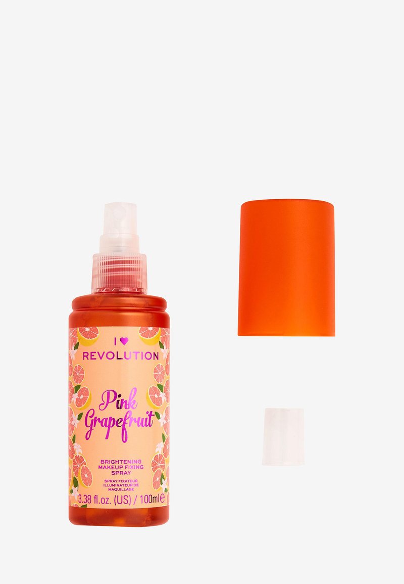 Damen Teint | I Heart Revolution I HEART REVOLUTION TASTY GRAPEFRUIT BRIGHTENING FIXING SPRAY Fixierspray und Fixierpuder clear/ Damen Teint | I Heart Revolution I HEART REVOLUTION TASTY GRAPEFRUIT BRIGHTENING FIXING SPRAY Fixierspray und Fixierpuder clear/