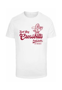Merchcode PARK FIELDS - CROSSBILLS - T-shirts med print - white