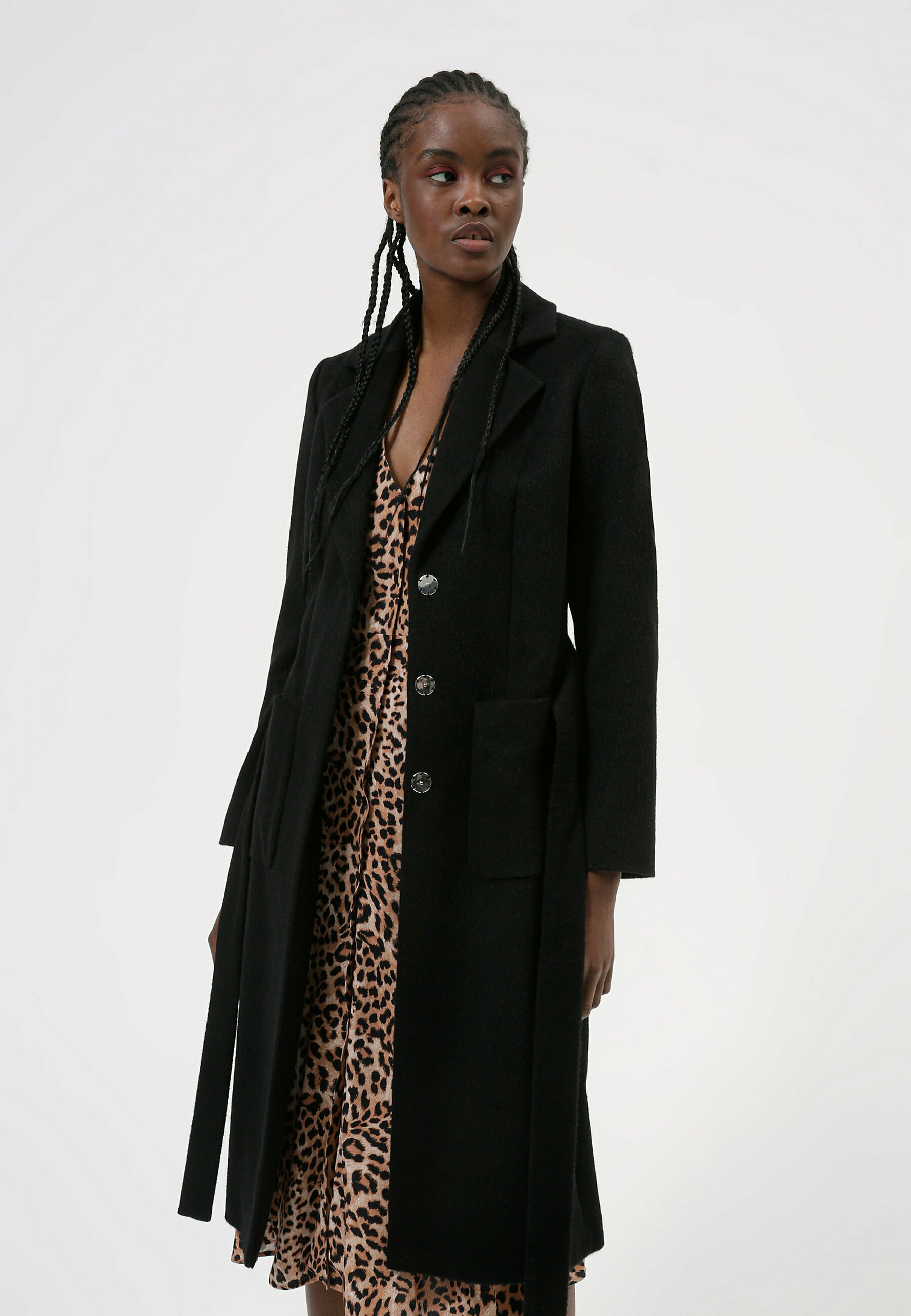 HUGO MESUA - Classic coat - black 