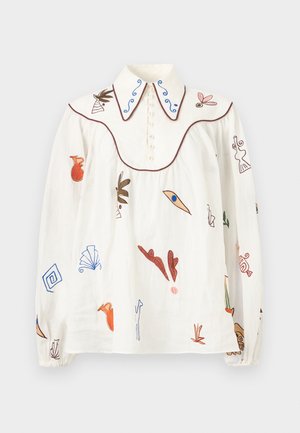 MINA EMBROIDERED - Blouse - cream