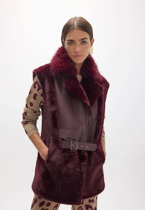 LOLA CASADEMUNT, WOMEN - Chaleco - burgundy