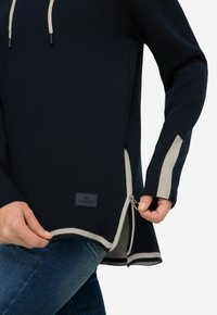 LAURASØN DOUBLEFACE - Mikina s kapucí - navy blue