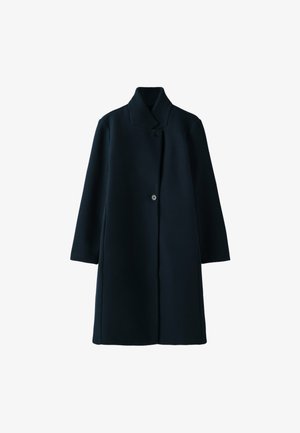 Stradivarius, STRAIGHT SOFT-TOUCH COAT - Klassisk frakke - dark blue