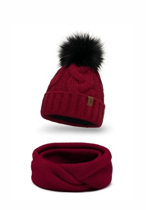 SET - Tuubihuivi - maroon