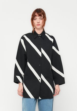 HEITTO BASSO - Skjortebluser - black/off white