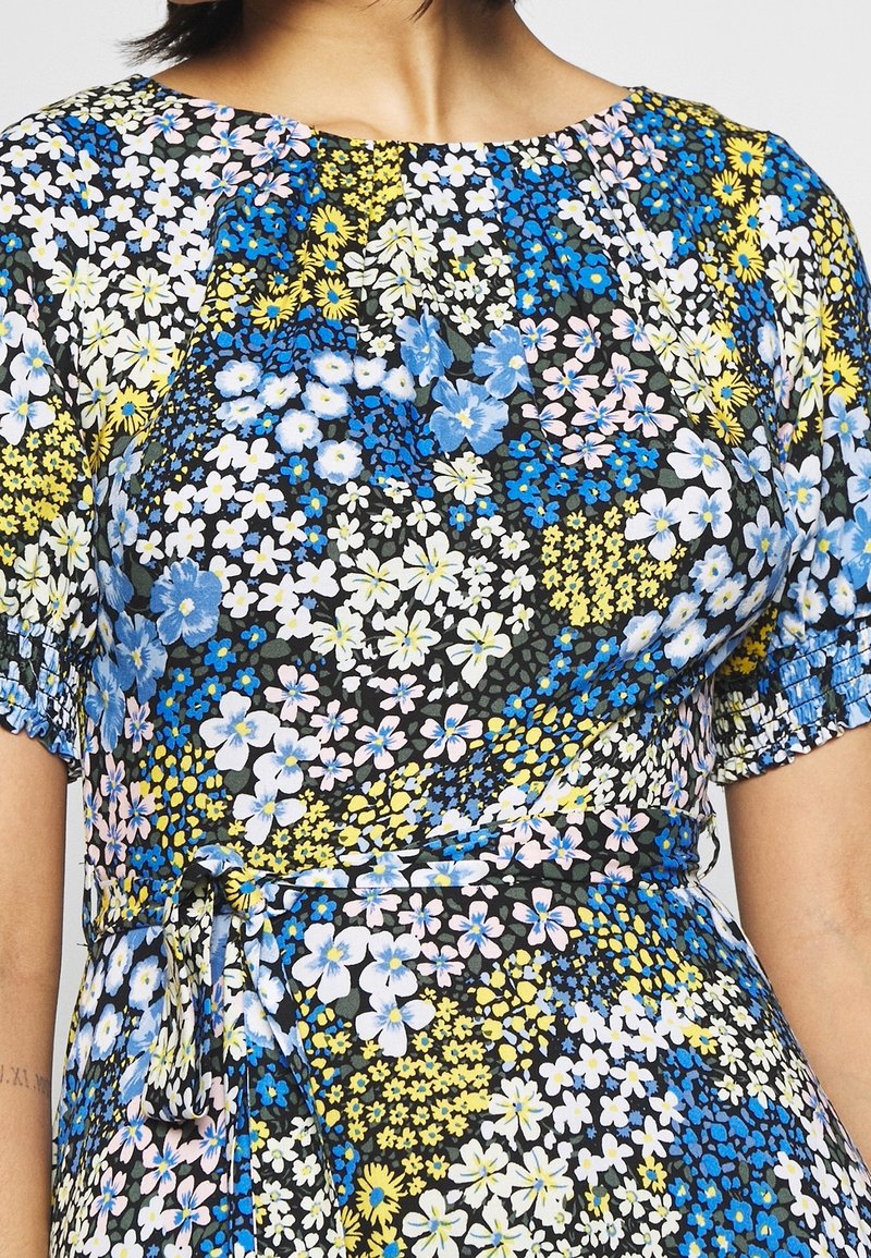 blue dress for baby girl Dorothy Perkins Womens/Ladies Floral Strappy Tiered Midi Dress – Universal  Textiles main image 1
