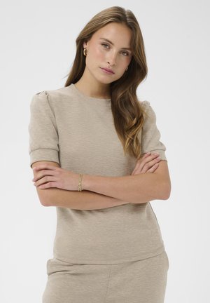 T-shirt basic - oxford tan melange