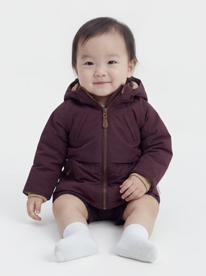 MINI A TURE, MATALGEANA WINTER JACKET - Зимно палто - fudge aubergine