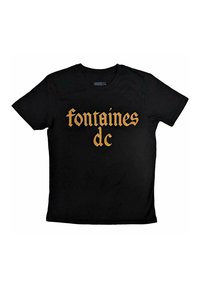 Paradiso Clothing FONTAINES D C GOTHIC BAND LOGO - Print T-shirt - black