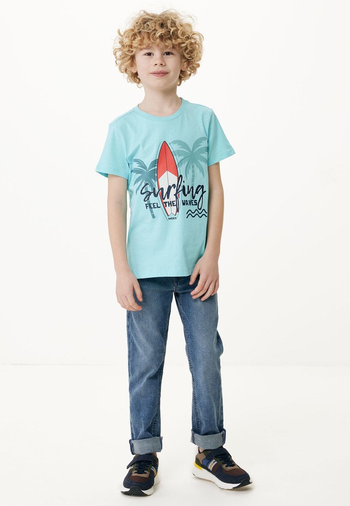 Mexx T-Shirt Bambini E Ragazzi – Girocollo A U, Manica Corta, Composizione Cotone Ed Elastan