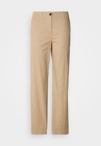 PANTS WIDE LEG MEDIUM WAIST, FULL LENGTH - Pantalon classique - tall teak