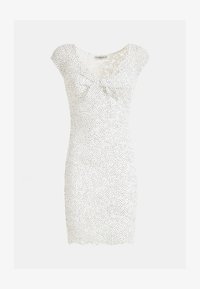 Guess Guess Kleid Mit Punkte Print Etuikleid Weiss Zalando De