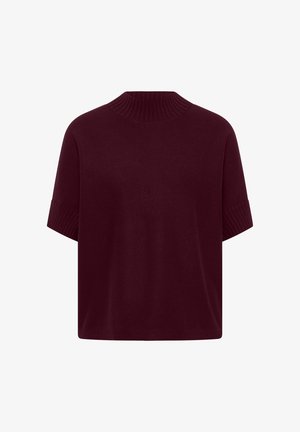 Cecil, DOLMAN PULLOVER MIT TURTLE NECK - T-shirt basique - red wine